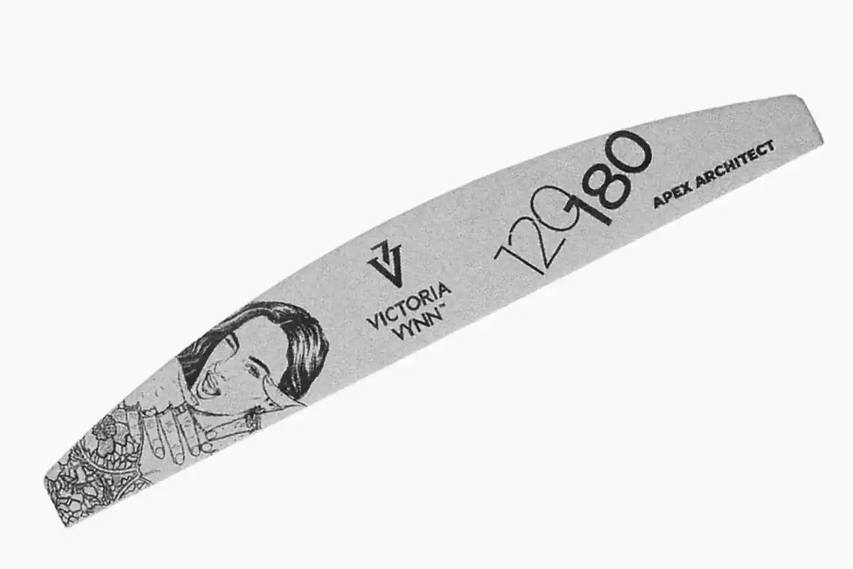 Victoria Vynn™ - 180/240 NAIL FILE white Crescent