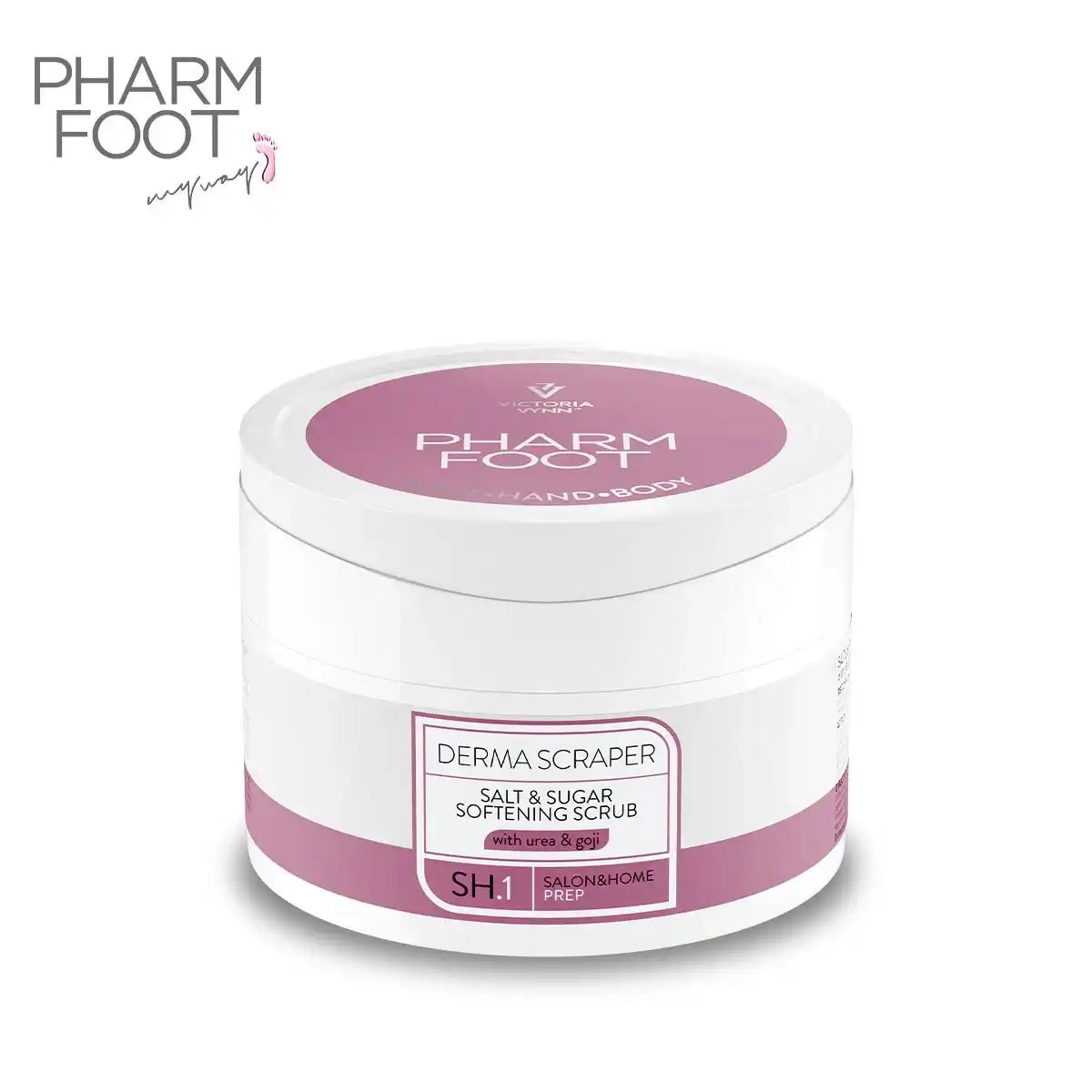 Victoria Vynn - PHARM FOOT UREA Derma Scraper Salt & Sugar Softening Scrub 200g