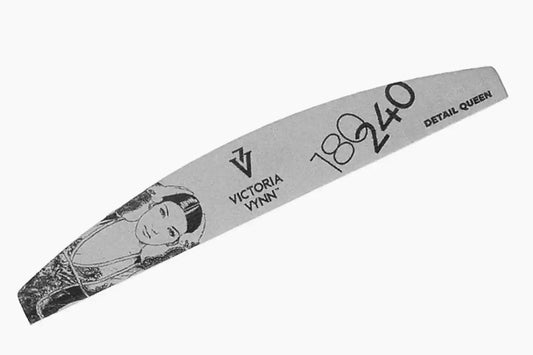 Victoria Vynn - 180/240 NAIL FILE DETAIL QUEEN Crescent 1pc