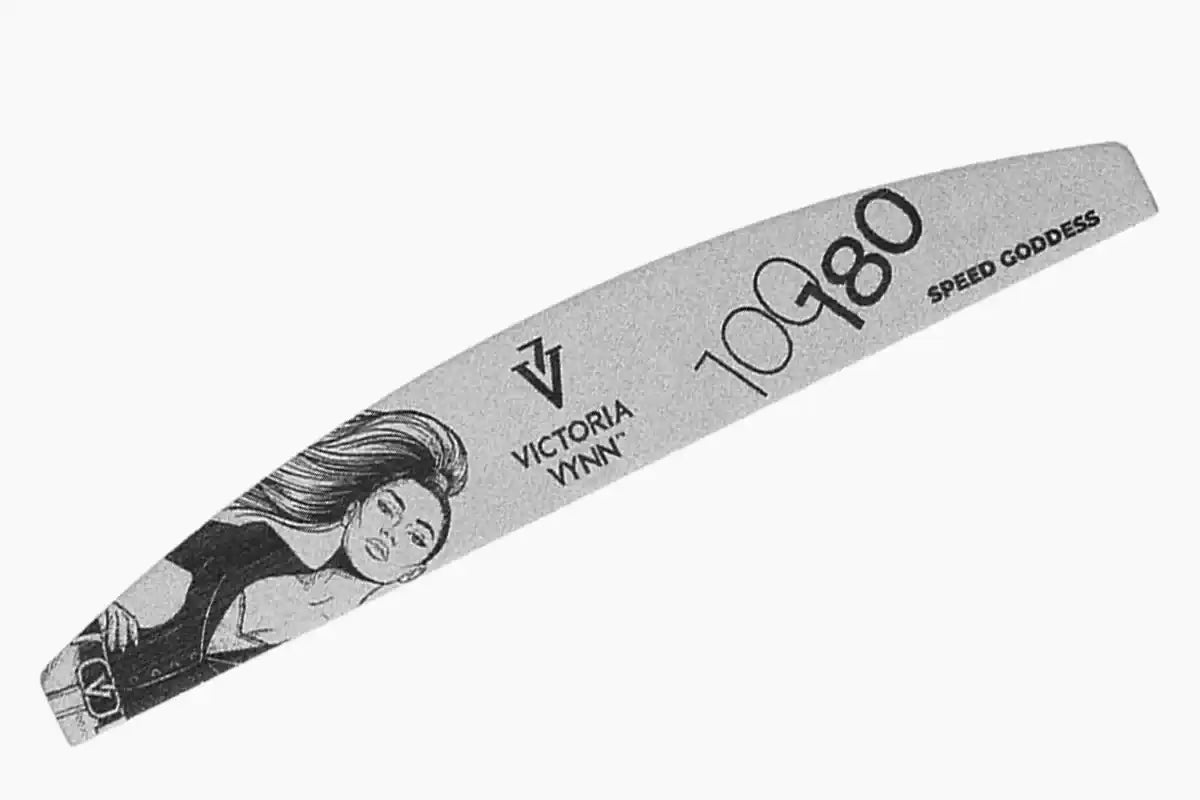 Victoria Vynn™ - 180/240 NAIL FILE white Crescent