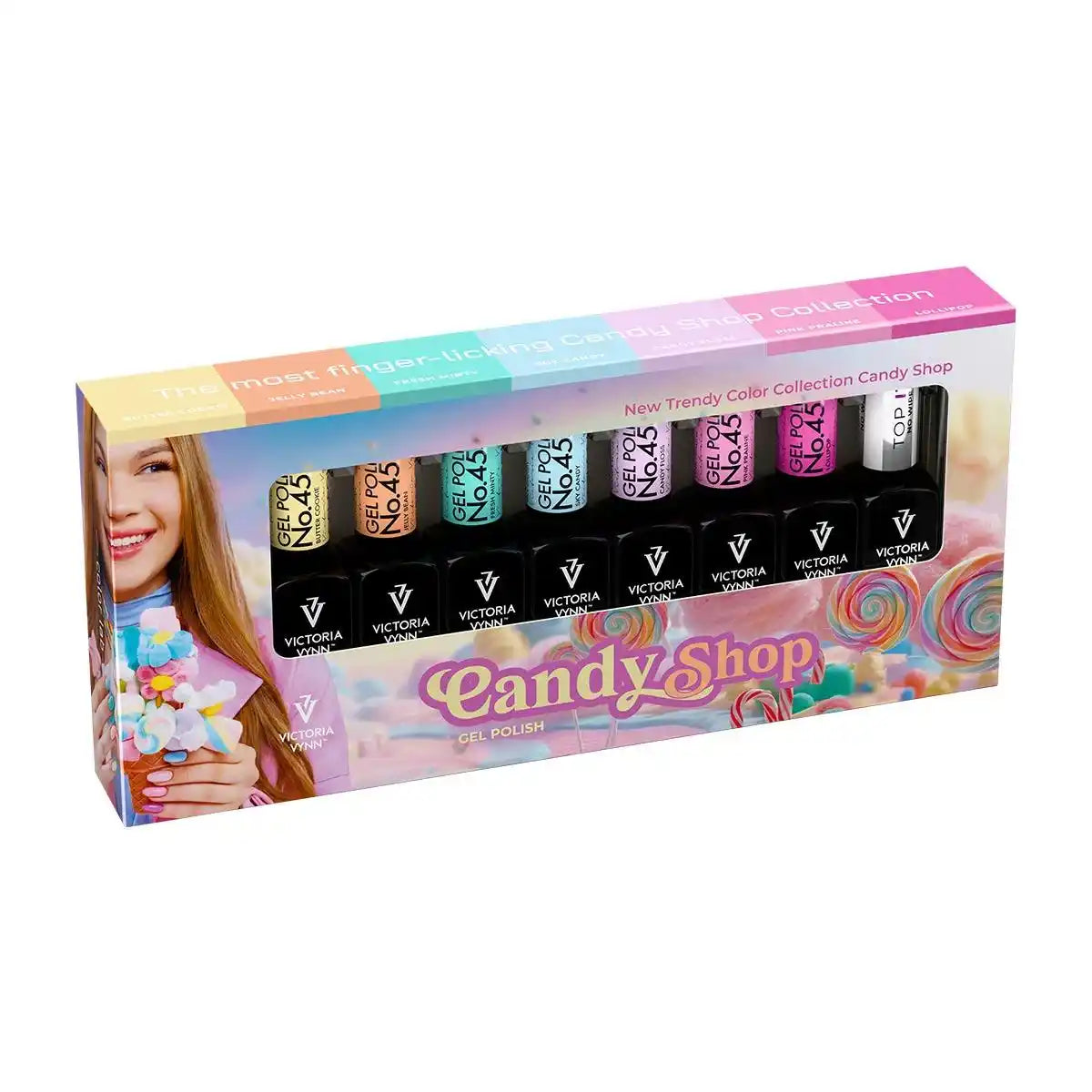 Victoria Vynn ™ - 8-pack Candy Shop 452-458 + Top It No Wipe