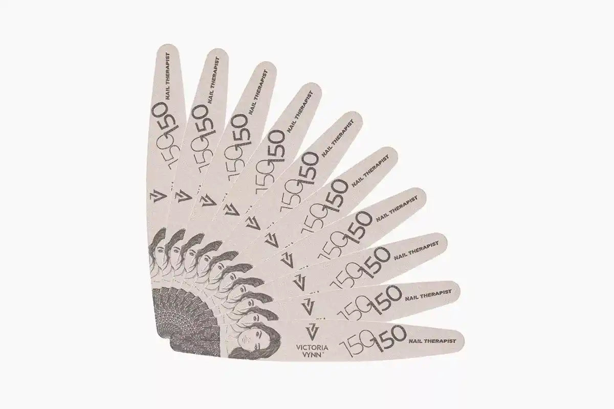 Victoria Vynn™ - 180/240 NAIL FILE white Crescent