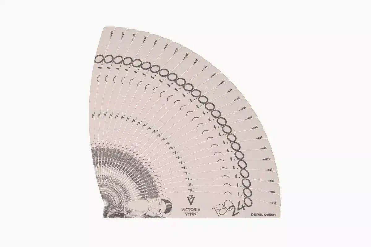 Victoria Vynn - 180/240 NAIL FILE DETAIL QUEEN Crescent 25pcs