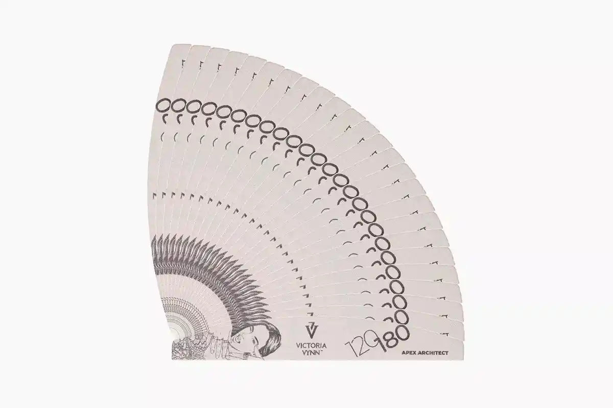 Victoria Vynn™ - 180/240 NAIL FILE white Crescent