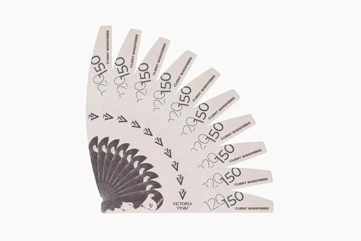 Victoria Vynn™ - 180/240 NAIL FILE white Crescent