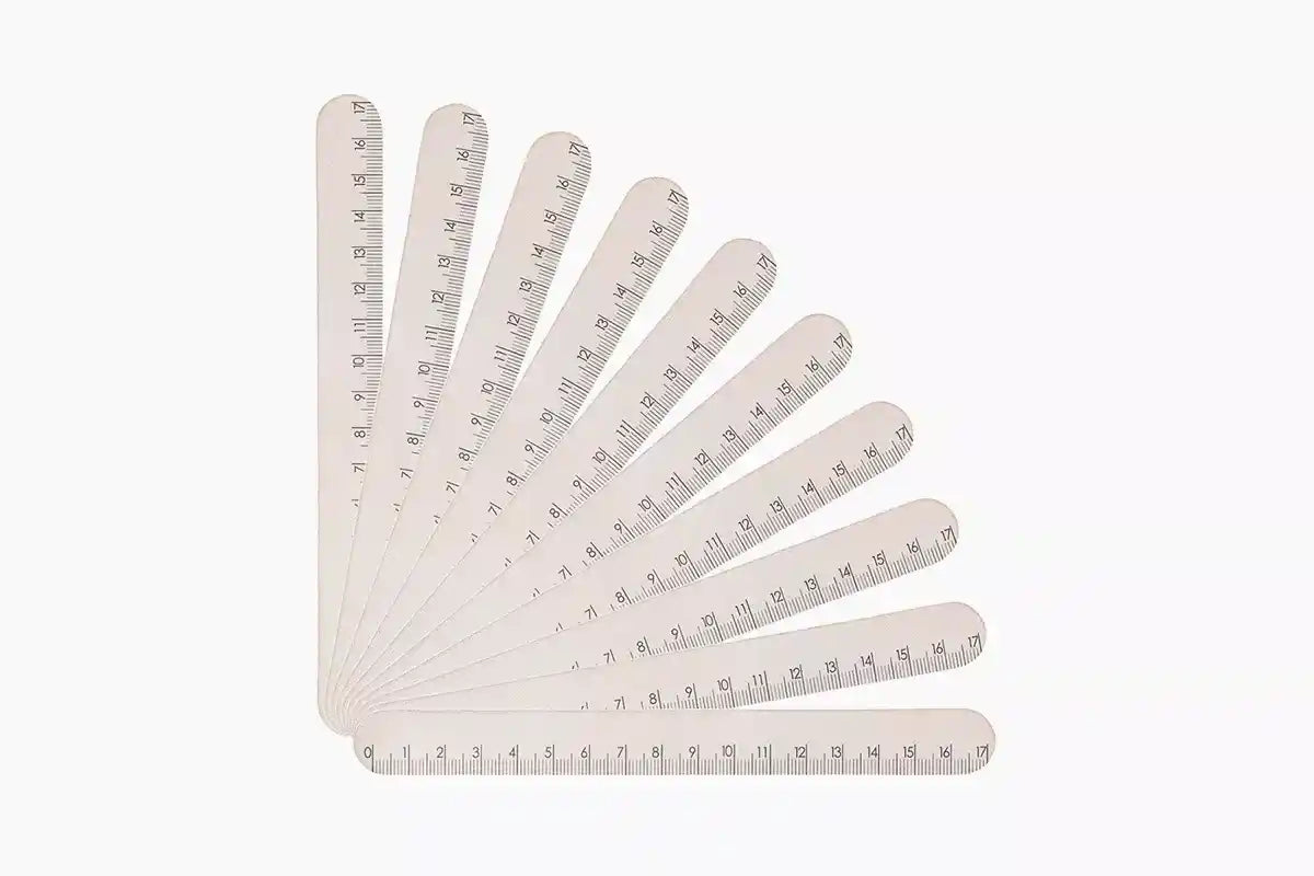 Victoria Vynn - 180/240 NAIL FILE SHAPE RULLER Straight Slim 10 pcs