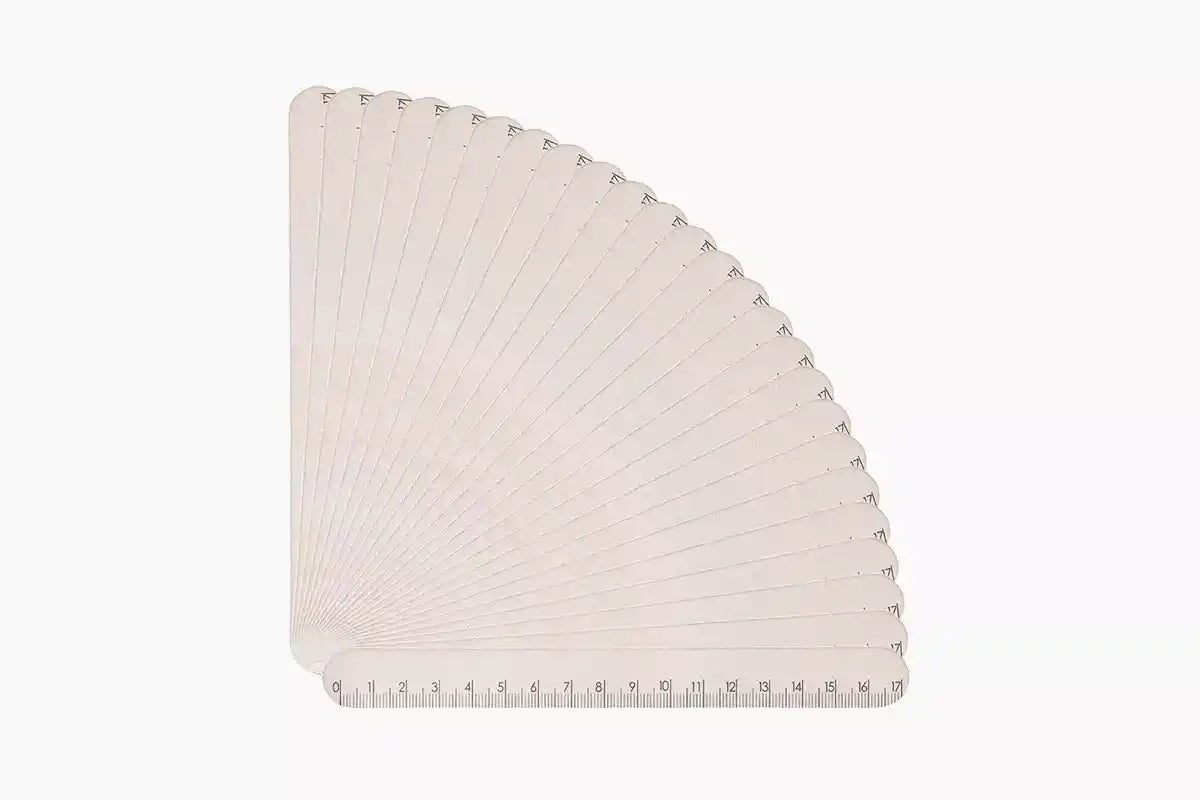 Victoria Vynn - 180/240 NAIL FILE SHAPE RULLER Straight Slim 25 pcs