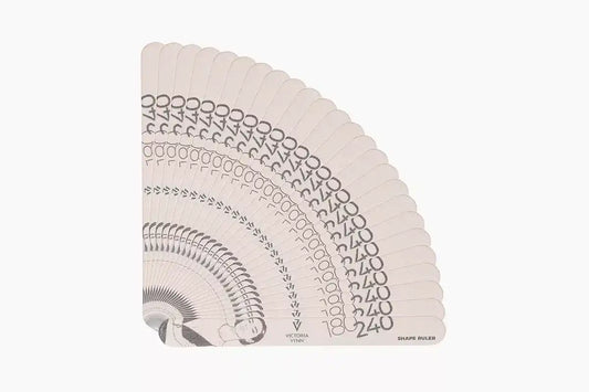 Victoria Vynn - 180/240 NAIL FILE SHAPE RULLER Straight Slim 25 pcs