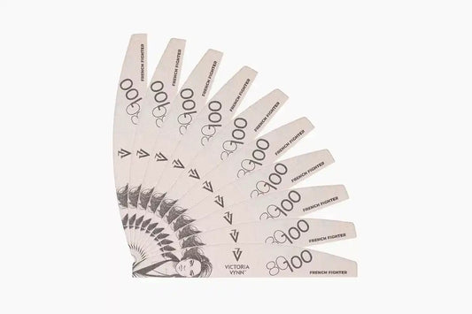Victoria Vynn - 80/100 NAIL FILE FRENCH FIGHTER Crescent 10pcs