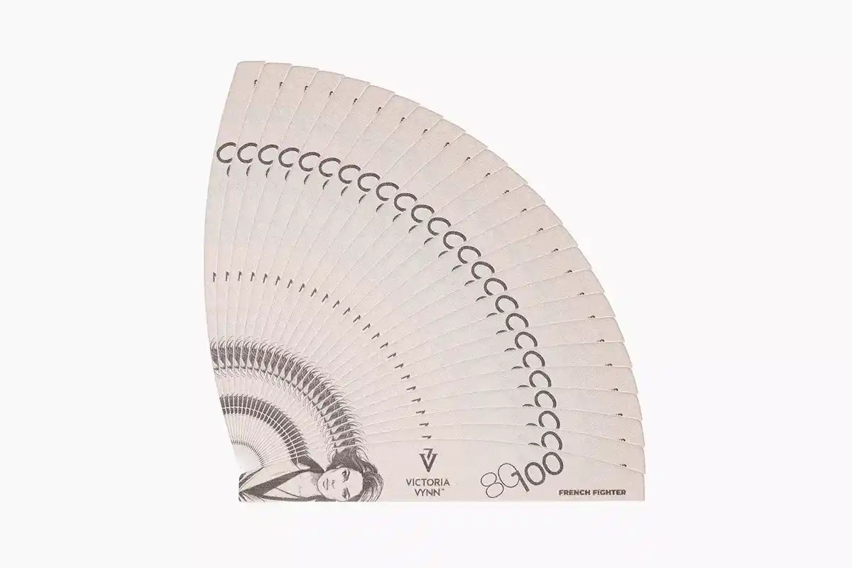 Victoria Vynn™ - 180/240 NAIL FILE white Crescent