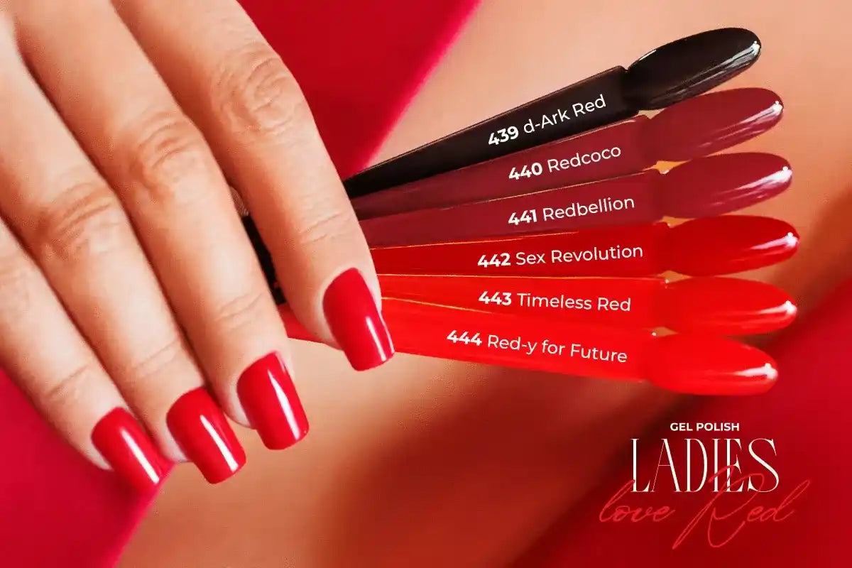 Victoria Vynn ™ - Ladies Love Red + GEL POLISH TOP Matte 8 ml + GEL POLISH TOP Oh! My Gloss 8 ml