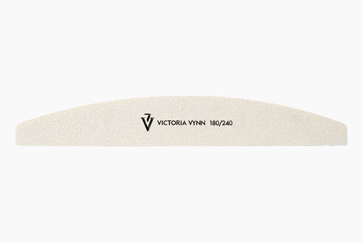 Victoria Vynn ™ - 180/240 NAIL FILE white Crescent
