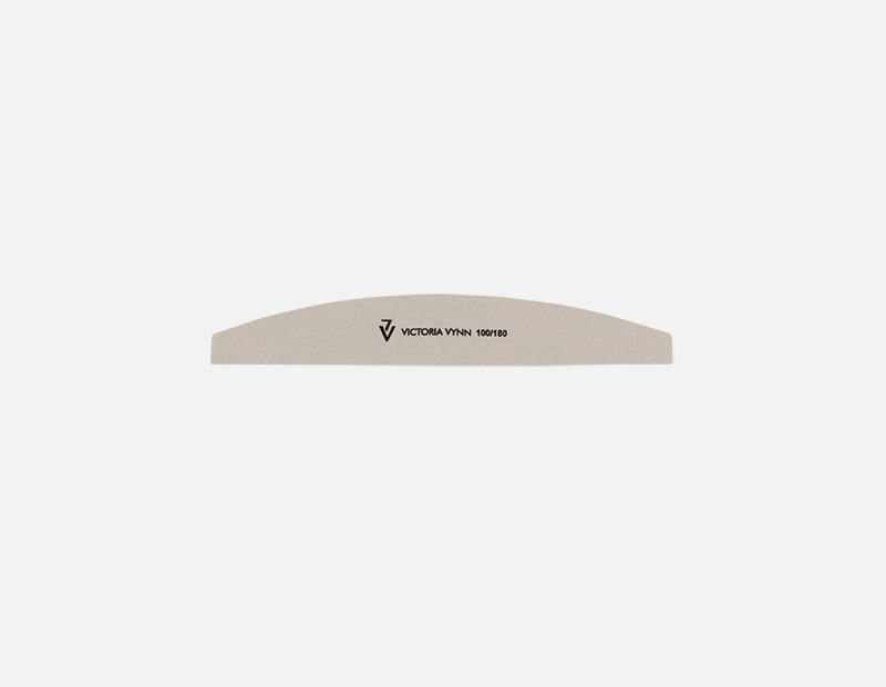Victoria Vynn ™ - 100/180 NAIL FILE white Crescent