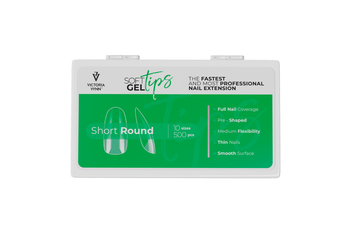 Victoria Vynn ™ - SOFT GEL TIPS Short Round