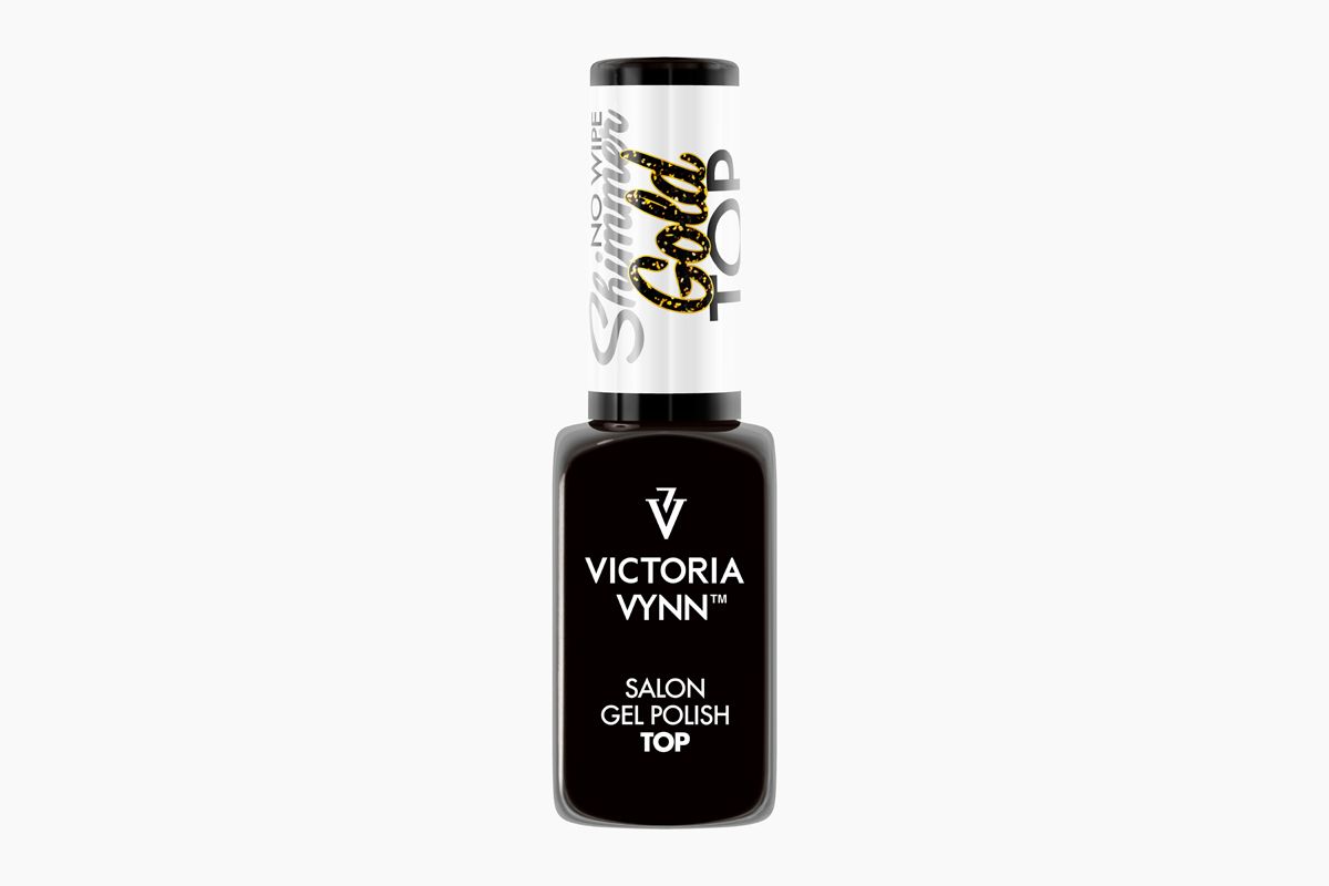 Victoria Vynn ™ - GEL POLISH TOP Shimmer Gold No Wipe